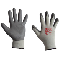 PU Coated Glove Grey Medium