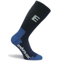 Esok Calf Length Sock Size L Cotton in Navy