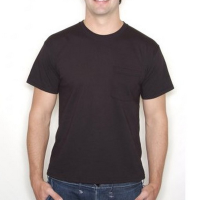 SA103 Heavy Pocket T Shirt Black XL