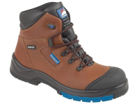 Brown W'proof Midsole Boot  3 Metal Free & PU/Rubber Outsole