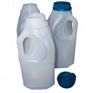 1 pint milk bottles and tops - Pack of 60