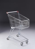 60 Litre Shopping Trolley with 75mm diameter castors