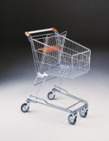 80 Litre Shopping Trolley with Baby Carrier & 100mm diameter castors