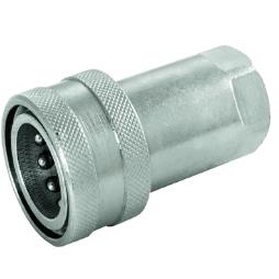 1/4" BSP FEM ISO-A Steel Coupling Oxford