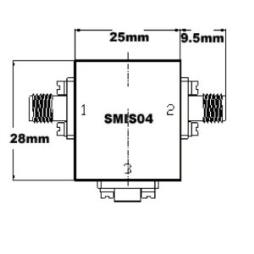 3.6 - 4.2GHz Co-axial Isolator SMIS04