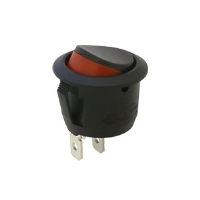Two colour round rocker switch