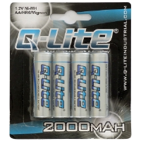 Aa ni-mh rechargeable battery 4 pack 2000mah