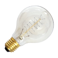 Vintage e27 filament globe spiral bulb - 40 watt