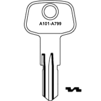 Petrol Cap Keys A101 to A799
