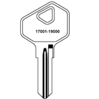 Lowe &amp; Fletcher 17001 to 19000 Cabinet Keys