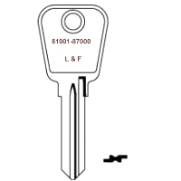 Lowe &amp; Fletcher 81001 to 87000 Cabinet Keys