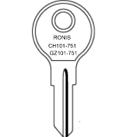 Ronis Top Box Key CH101 to 751