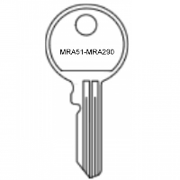 Union MRA51 to MRA290 Cabinet Keys