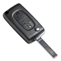 Silca VA2BRS8 3 Button Flip Remote Case To Suit Citro?n &amp; Peugeot