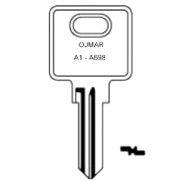 Ojmar A1 to A698 Cabinet Keys