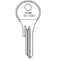 Dom 1D 2A 3A CF DB Series Cabinet Keys
