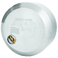 American Lock A2500 6Pin Steel Circular Padlock