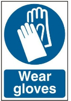 Wear Gloves Sign 