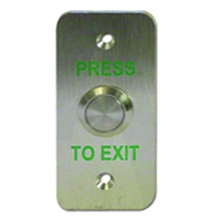EXB0658 Narrow Style Stainless Steel Surface Exit Button
