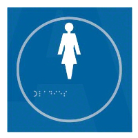Braille Ladies Sign