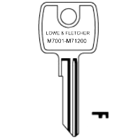 Lowe &amp; Fletcher M70001 to M71200 Cabinet Keys