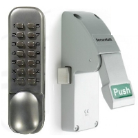 Emergency Push Pad Latch with External Digital Keypad  