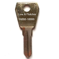 Lowe &amp; Fletcher 18000 to 18999 Cabinet Keys