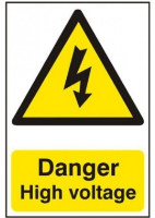 Danger High Voltage Sign 