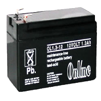 Online OL1 12V 1.3Ah Sealed Lead Acid Battery Online