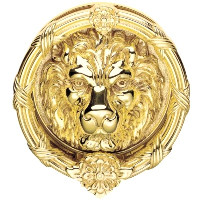 Lion Head Ring Design 202x224mm Door Knocker