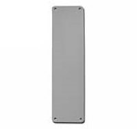Dortrend 75mm Wide Rounded Aluminium Finger Plate