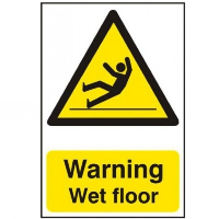 Warning Wet Floor Sign 