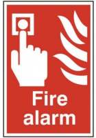 Fire Alarm Sign 