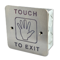 Touch Sensitive 1 Gang Exit Plate