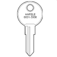 Hafele 0001 to 3936 Cabinet Keys