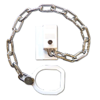 Asec UPVC Door Chain Restrictor With Ring