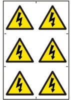 Electrical Warning Symbol Sign