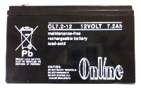 Online OL7 12V 7Ah Sealed Lead Acid Battery