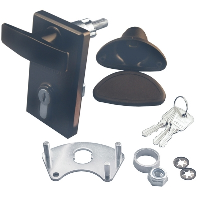 Garador 75mm Euro Locking Garage Door Handle