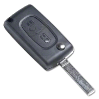 2 Button Flip Remote Case To Suit Citro?n and Peugeot