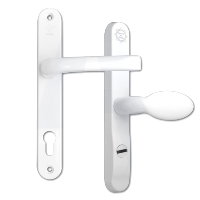 Asec Secure PAS24 2 Star 240mm Lever Pad Door Furniture 92 62 Centres