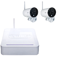 Abus TVAC18000 Digital Wireless CCTV Kit &amp; 2 Bullet Cameras