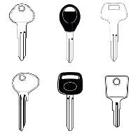 Subaru Classic Car Keys