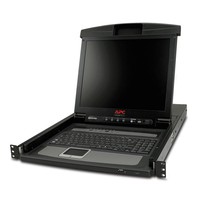 APC AP5808 - 17" Rack LCD Console with Integrated 8 Port Analog KVM Switch