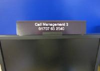 Screen Partition Name Plates