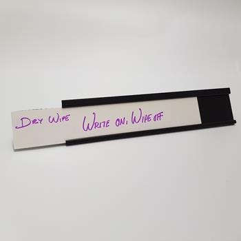 A/Trak Desk Name Plate Holder Dry Wipe Insert