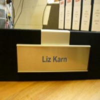 Office Desk Screen Name Plate Holders