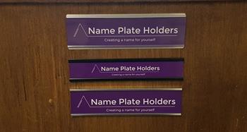 Name Plate Holder Suppliers Brackley