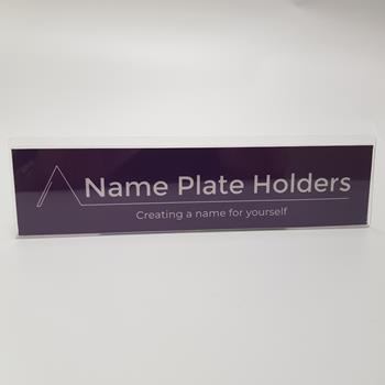 Acrylic Door Name Plate Holder