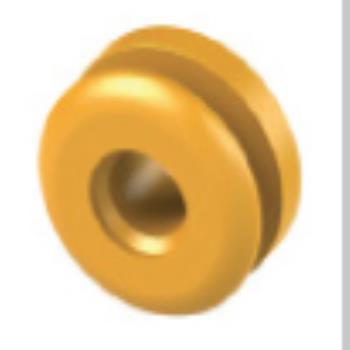  Orange Button for use with CSK Wood Screw